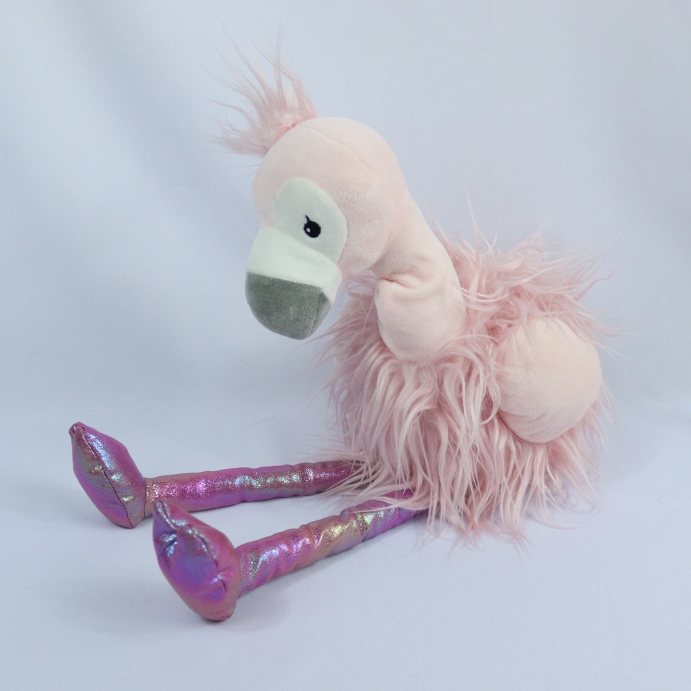 Animal Adventure Pink Flamingo Plush Stuffed Animal Metallic Legs 20" 2020